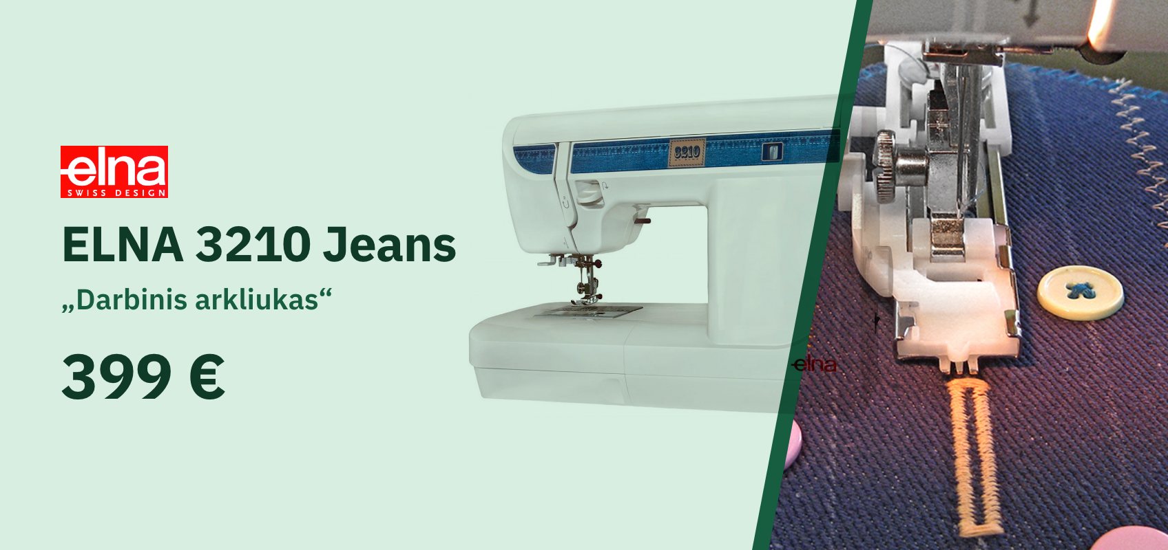 ELNA 3210 Jeans, 399 €