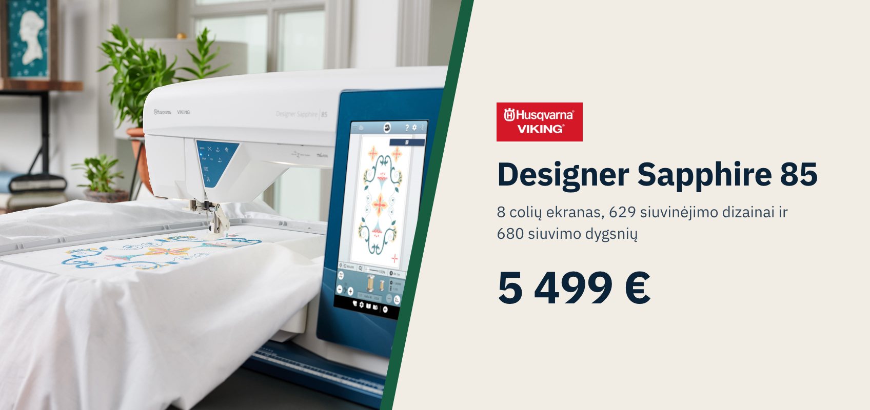 Husqvarna VIKING Designer Sapphire 85, 5 499 €