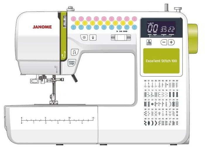 JANOME Excellent Stitch 100