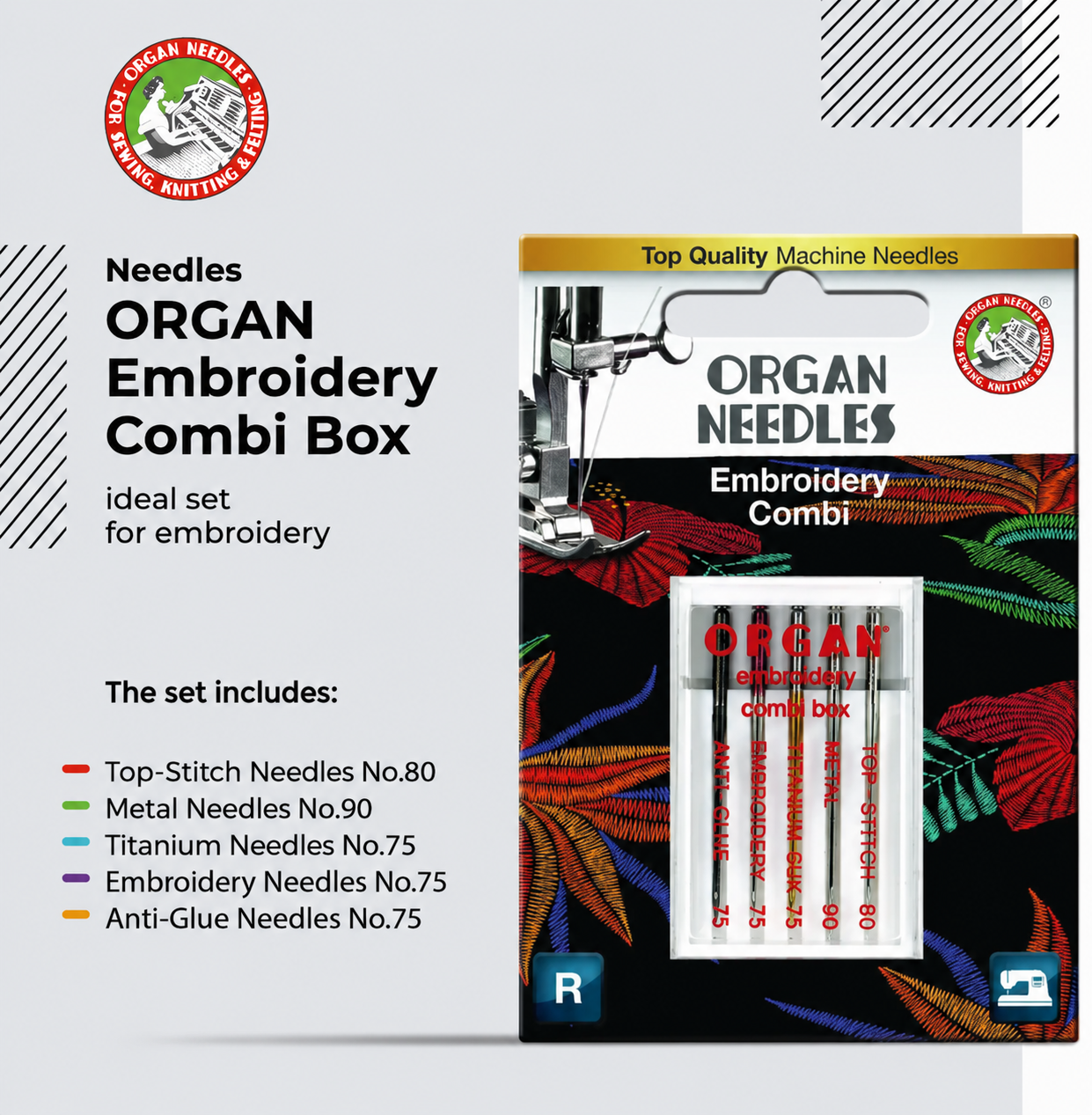 ORGAN Embroidery Combi adatų rinkinys